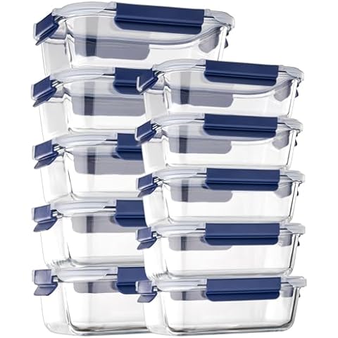 JoyJolt JoyFul 24pc(12 Airtight, Freezer Safe Food Storage