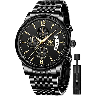 CRRJU Men's Fashion Stainless Steel Watches