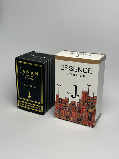 J. Pack of 2 Janan & Essence perfumes.