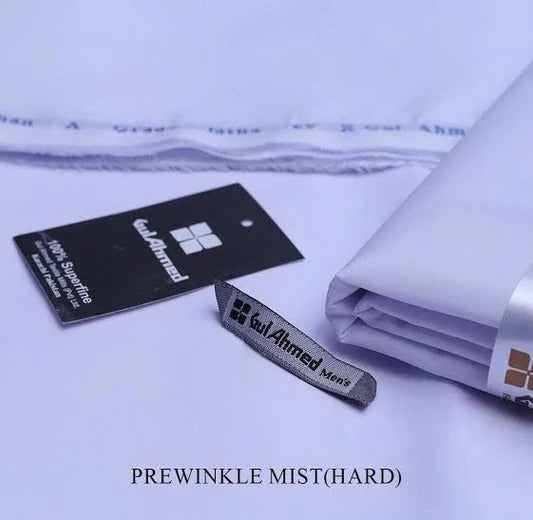 Gul Ahmed 100%Cotton-Lavender-Unstitched Men's Wear | Best For Summer
