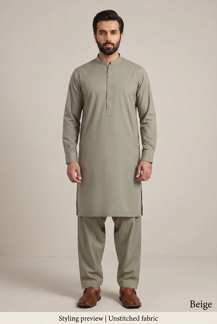 Al-Karam Cotton - Beige
